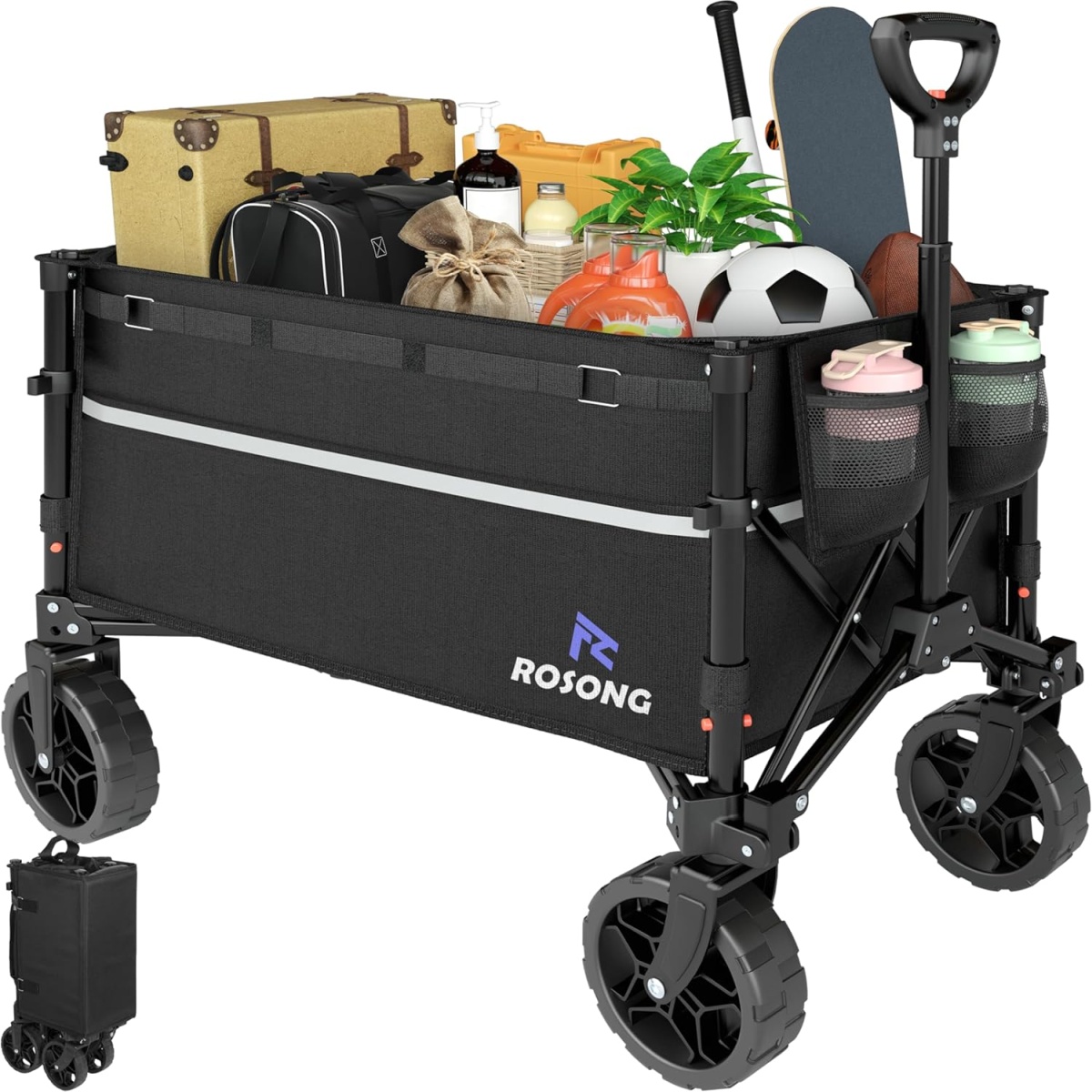 ROSONG Collapsible Wagon Cart with Wheels ROXIAO001